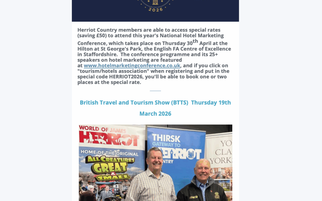 Herriot Country Newsletter March 2026
